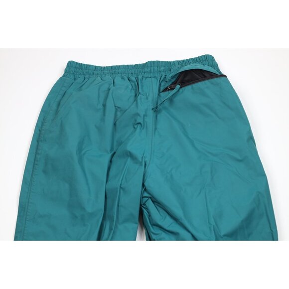 Vintage 90s Gander Mountain Mens M - XL Tall Waterproof Wide Leg Rain Pants USA - Picture 11 of 15